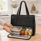 Diamond Quilted Tote Bag