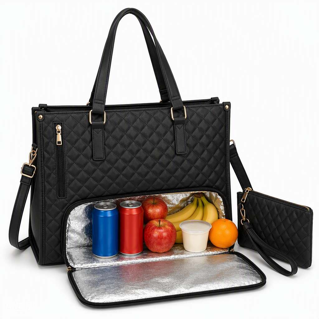 Diamond Quilted Tote Bag