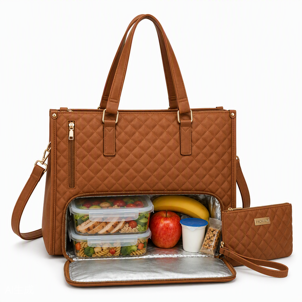 Diamond Quilted Tote Bag