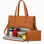Diamond Quilted Tote Bag