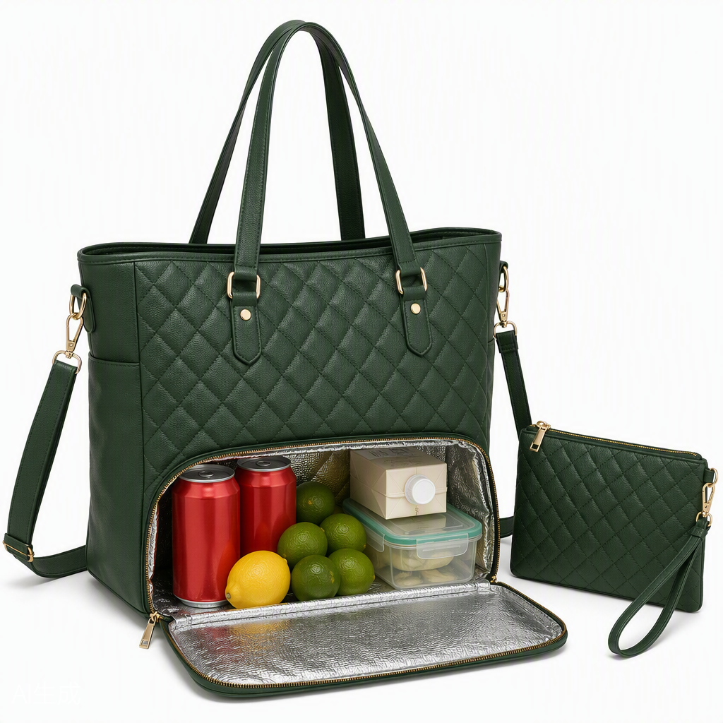 Diamond Quilted Tote Bag